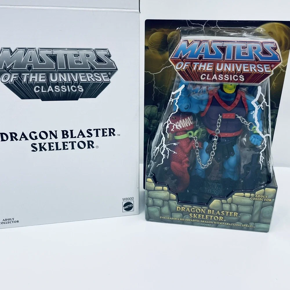 Mattel‎ MOTU Classics Dragon Blaster Skeletor with mailer box 2012